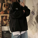 Aidase Zipper High Street Sweatshirt for Men Women Hong Kong Style Stand-Up Collar Korean Trendy Lovers Oversize Casual Sports Jacket aidase-shop