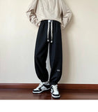 AIDASE  -  Summer Y2K Korean Style Vintage Loose Trousers Man Casual All Match Harajuku KPOP Sport Pants Fashion Style Pockets Male Clothes aidase-shop