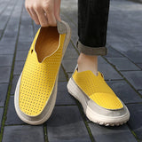 AIDASE  -  New Men's Casual Shoes Fashion Comfortable Men's Shoes High Quality Leather Men Driving Shoes Handmade Flat Shoes Size 46 aidase-shop