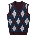 Aidase Unisex, New Autumn and Winter Warm Vest, Men's Stylish Slim-fit V-neck Sweater.stretch ，S-3XL Student Sweater aidase-shop