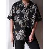 AIDASE  -  Men's Clothing Vintage Floral Print Cuban Collar Hawaiian Vacation Beach Shirt Summer Casual Streetwear Short Sleeve Loose Tops aidase-shop