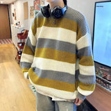 AIDASE  -  Gray Open Cardigan Men's Loose Lazy Style Knitted Sweater Autumn Trendy Brand Casual Loose Fit Winter Comfortable Top aidase-shop