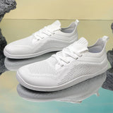 AIDASE  -  Men Black Breathable Knit Barefoot Shoes Lightweight Non-slip Fitness Training Wide Toe Casual Shoes Outdoor Footwear for Women aidase-shop