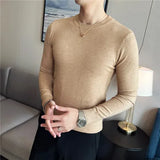 Aidase Men Basic Sweaters Solid Color O-neck Long sleeve Knitted Male Pullover Winter Fashion New Warm Sweaters for Men S-3XL aidase-shop