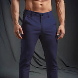 AIDASE  -  Men's Slim Fit Chino Pants Stretch Casual Trousers Flat Front Straight Leg Pants for Business Daily Wear aidase-shop