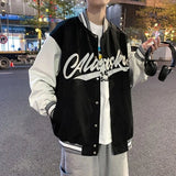 AIDASE  -  Autumn New Men's Baseball Jacket Fashion Baseball Uniform High Street Casual Coat Streetwear Anti-wind Jacket Coat Outwear Tops aidase-shop