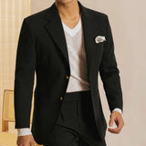 Aidase Italian Vintage Single Breasted Designer Suit Two Piece Wedding Party Suit Groom Banquet Men Suit Slim Fit Costume Homme Mariage aidase-shop