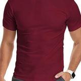 AIDASE  -  Men's Zip Mock Neck T-Shirt Short Sleeve Quick Dry Slim Fit Workout Gym Running Athletic Tee aidase-shop