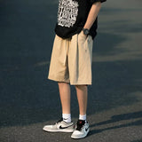 Aidase 2025 Summer Men's Overalls Shorts Baggy Straight Casual Short Pants Y2K Streetwear Bermuda Sports Drawstring pantalones cortos aidase-shop