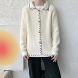 AIDASE  -  Casual collar knitted sweater men Winter Newly designed cardigan sweater Daily casual sweater jacket fashion Korean men's aidase-shop