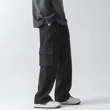 AIDASE  -  Autumn Fashion Brand Korean Edition American Wide Leg Workwear Pants Loose and Handsome Straight Leg Versatile Casual Pants aidase-shop