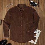 AIDASE  -  Striped Shirt Trend Personality Simple Atmosphere Gentleman Must-have Streetwear Long-sleeved Loose Retro Japanese Casual Shirt aidase-shop