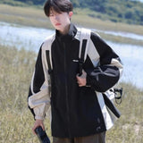 Aidase Fashionable Mountaineering Jacket Men in Spring Autumn American Contrasting Color Stitching High-end Trendy Loose Casual Jacket aidase-shop