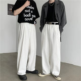 AIDASE  -  Baggy Jeans Men Oversized Casual Wide Leg Jeans Men Streetwear Korean Loose Straight White Jeans Mens Denim Trousers S-3XL aidase-shop