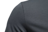 AIDASE  -  Mens T Shirt Pure Color V Collar Short Sleeved Tops Tees Men T-Shirt Black Tights Man T-Shirts Fitness For Male Clothes aidase-shop
