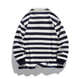 AIDASE  -  Spring Autumn Loose ex Long Sve  Ne Sweatirt Striped Japanese Sle Casual Faion Youth ular Wear aidase-shop