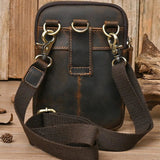 AIDASE  -  Chic Men Waist Packs Fashion Shoulder Wallets Genuine Cowhide Leather Purse High Quality Waist Pouch Phone Bags aidase-shop
