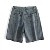 AIDASE  -  Japanese Fashion Trend Washing Retro Denim Shorts Men Korean Version of Summer High Street Pants Loose Five-point Mid-size Pants aidase-shop