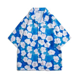 AIDASE  -  Men Shirt Men Long Sleeve Shirt Floral Print Shirt New Clothing Autumn and Summer Streetwear Casual Fashion Men Shirt V127 aidase-shop