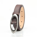 AIDASE  -  Oval Alloy Needle Buckle New Korean Men Belt Decoration Blazer Dress Jeans Simple Versatile Belts Simple 9W426 aidase-shop