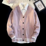 AIDASE  -  Japanese Style Cardigan Sweater Men Autumn Loose Casual Knitwear Streetwear Fashion aidase-shop