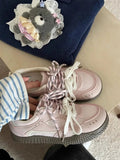 AIDASE  -  Women's New Breathable Mesh Sneakers Casual Thick Sole White Shoes Soft Bottom Versatile Niche aidase-shop