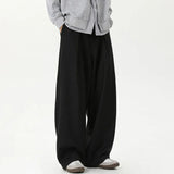 AIDASE  -  Men's Wide-Leg Trousers Trend Loose Straight -leg Casual Pants High Street Stylish Solid Color All-match Clothing aidase-shop