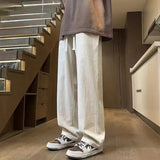 AIDASE  -  Casual Trousers for Men's Summer New Ice Silk Trendy Sports Loose Straight Tube for Men aidase-shop