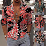 AIDASE  -  Regular Cuff Men'S Plaid Shirt Men Long Sleeve Winter Casual Printed Shirts Fashion Top Blouse Shirts Camisas De Hombre aidase-shop