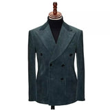 Aidase Corduroy Peak Lapel Men Suits Costume Homme Wedding Masculino Terno Tuxedo Slim Fit Groom Prom Blazer 2 Pieces Jacket+Pant aidase-shop