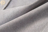 AIDASE  -  Sleeve Patch Washed Grain Woven Cotton Long Sleeve Shirt Men's Daily Tooling Retro Trend Youth Thin Coat aidase-shop