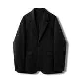 Aidase Korean Fashion Men's Casual Woolen Suit Jacket Autumn Winter New Style Slim Small Suit Trendy Business Formal Wear Aesthetic aidase-shop