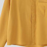 AIDASE  -  Men Casual Shirt Solid Color Lapel Long Sleeve Button Men Clothing Streetwear Loose 2025 Fashion Male Crop Tops Shirts aidase-shop