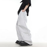 Aidase Metallic Party Nightclub Wide Leg Pants Autumn New Youth Trend Loose Satin Shiny Suit Pants Straight Leg Pants For Men aidase-shop