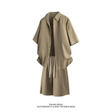 AIDASE  -  Mens Short Sets 2 Piece Outfits Summer Casual Short Sleeve Shirts and Shorts Tracksuit Sets aidase-shop