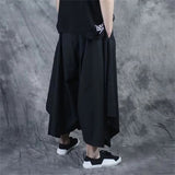 AIDASE  -  Thin Business Casual Pants Outdoor Men'S Casual Skirt Pants Loose Wide Leg Harem Pant Japanese Kendo Culottes Pantaloni Uomo aidase-shop