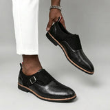 AIDASE  -  Men Business Formal Leather Shoes Men Comfortable Breathable Anti-slip Office Brand Shoes Gentleman Social Shoes Sizes 38-46 aidase-shop