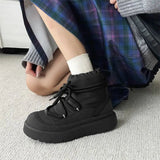 AIDASE  -  Men's Snow Boots Fashion Casual Bakers Shoes Autumn and Winter Fur-Lined Thickened Warm Mid-Calf Cotton Shoes Thickened aidase-shop