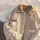 AIDASE  -  Trendy Cotton Jacket Men's Fashionable Corduroy Stand Collar Versatile Style Casual Wear New Hot Sale Of The Season Popular Male aidase-shop