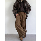 AIDASE  -  Japanese Streetwear Cargo Pants Men Autumn Drape Trousers Retro High Waist Straight Wide Leg Pants Loose Casual Men's Pants aidase-shop