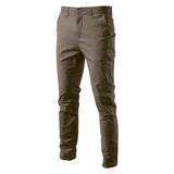 AIDASE  -  Autumn Winter High-Quality Men's Casual Cotton Trousers Breathable Youth Business Versatile Long Pants for Casual Wear aidase-shop