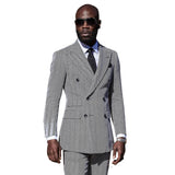 Aidase Fashion Herringbone Wedding Suits For Men Peak Lapel Groom Wear Slim Fit Business Tuxedos Custom Made 2 Pcs Jacket Pants aidase-shop