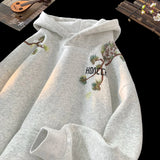 Aidase Retro Men Hoodies Letter Embroidered Oversized Hoodie Fashion Loose Pullover Hip Hop Hooded Sweatshirt Man Women Clothing aidase-shop