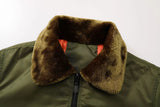 AIDASE  -  Thickened Fur Collar Flight Jacket Men's Hard Man Style Jacket Outerwear New Arrival Direct Supply from Europe Male Model aidase-shop