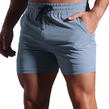 AIDASE  -  Men Casual Shorts Quick Drying Sports Gym Workout Sweatpants Pocket Pocket Breathable Shorts Pants Outfits Streatwear Pantalones aidase-shop