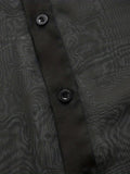 AIDASE  -  Men's Summer Black Thin See-through Clothes Men's Casual Shirt Breathable Blouse Night Bar Club Sexy Costume aidase-shop