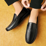 Aidase High Quality Men's Business Leather Shoes Dress Casual Shoes for Men Soft Genuine Leather Fashion Mens Comfortable Oxford Shoes aidase-shop