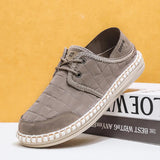 AIDASE  -  Men's Two-Way Wear Driving Shoes Slip-On Beijing Style Casual Fishing Boat Shoes Breathable Low Cut Comfortable All-Season aidase-shop