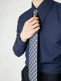AIDASE  -  New High Quality Lapel Men Shirt Wrinkle-Free Slim Fit Business Casual Shirt Solid Color Retro Gray Men Dress Shirt aidase-shop