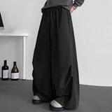 AIDASE  -  Men Cargo Pants Solid Color Drawstring Joggers Casual Trousers Men Oversize Streetwear 2025 Fashion Male Thin Long Pants aidase-shop